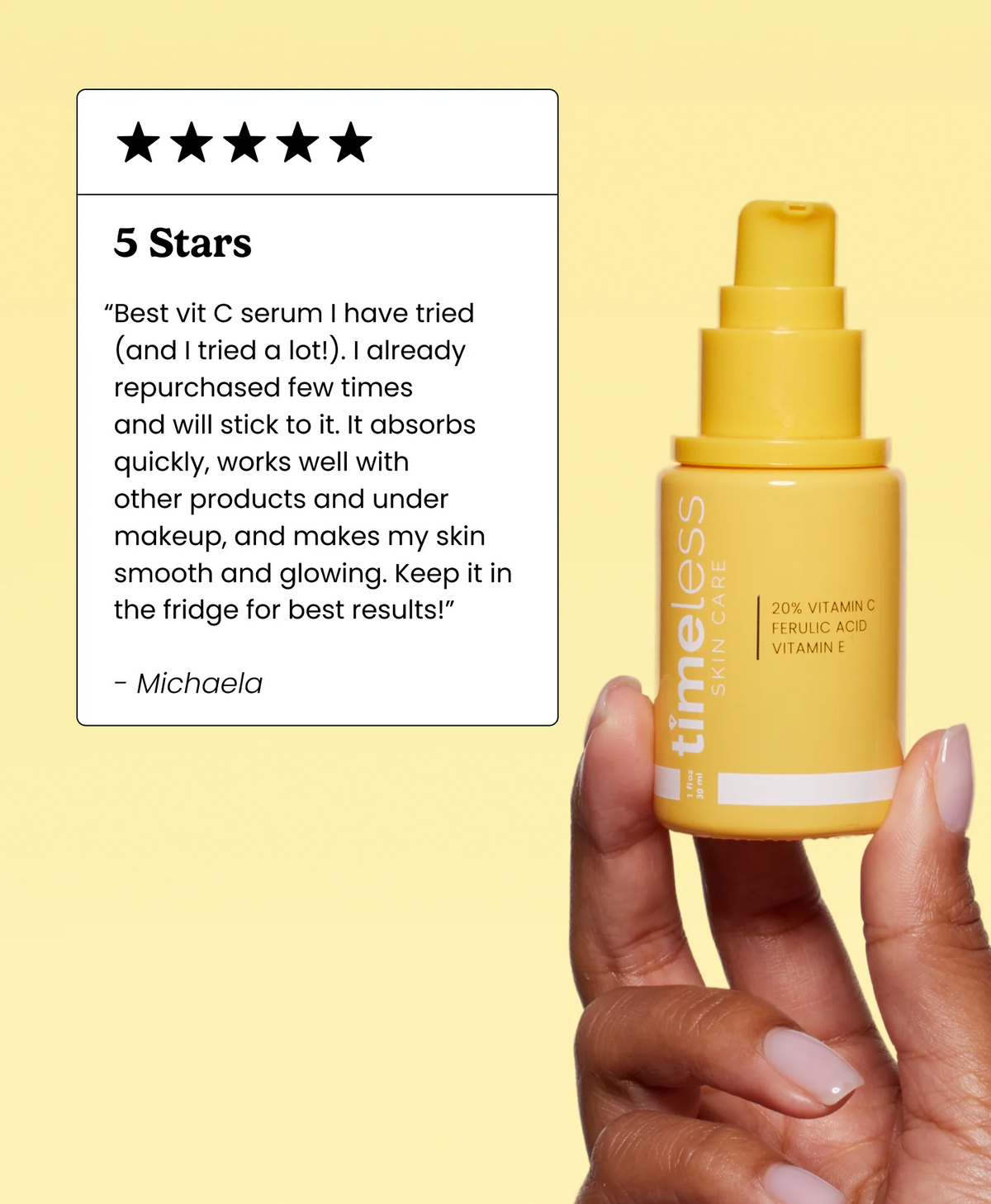 20% Vitamin C + E Ferulic Acid Serum brighten, defend & smooth skin